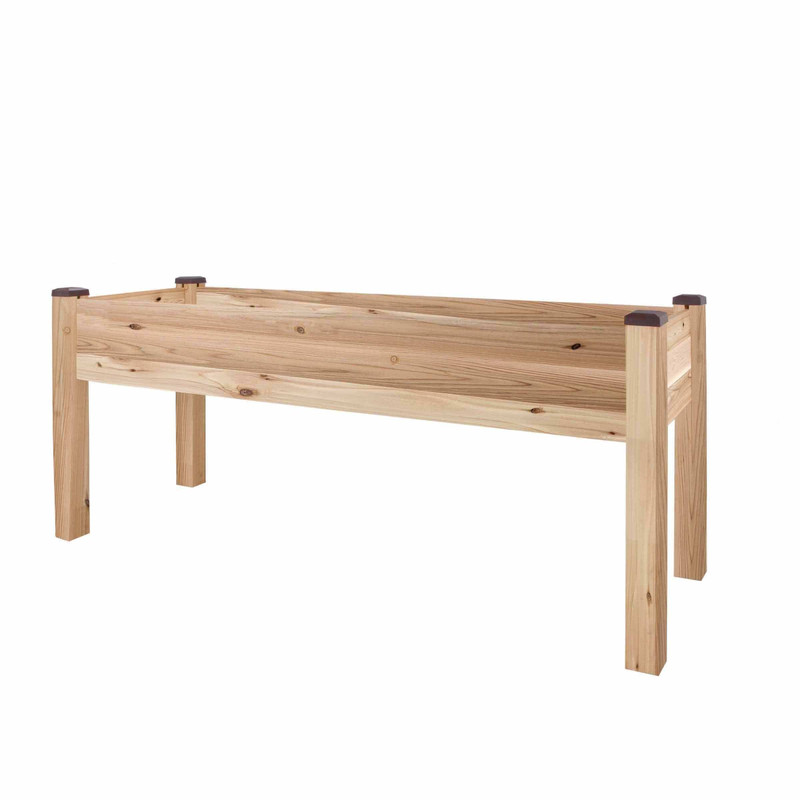 Elevated Cedar Planter 23" X 72" X 30"H
